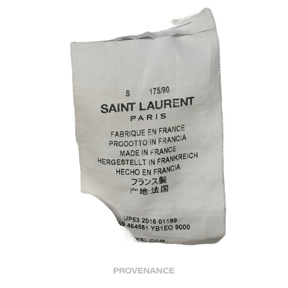 🔴  Saint Laurent Paris SLP Logo Hoodie - White - Picture 7 of 7